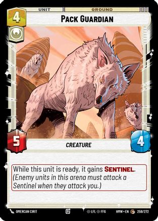 Pack Guardian |  (259/272)  [Homeworlds]