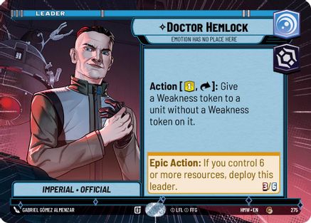 Doctor Hemlock - Emotion Has No Place Here (Hyperspace) |  (275)  [Homeworlds]
