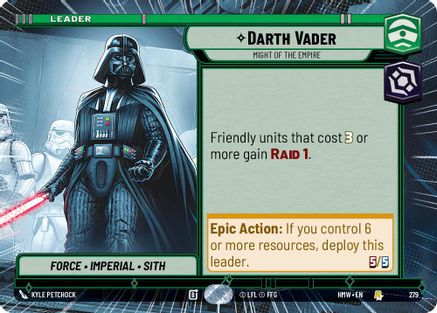 Darth Vader - Might of the Empire (Hyperspace) |  (279)  [Homeworlds]