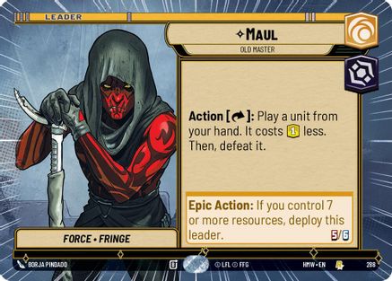Maul - Old Master (Hyperspace) |  (288)  [Homeworlds]