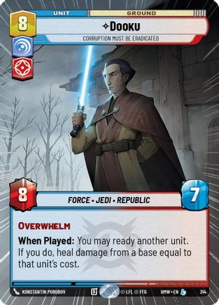 Dooku - Corruption Must Be Eradicated (Hyperspace) |  (314)  [Homeworlds]