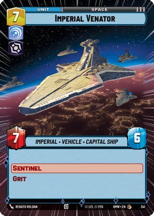 Imperial Venator (Hyperspace) |  (341)  [Homeworlds]