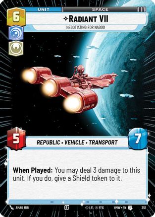 Radiant VII - Negotiating for Naboo (Hyperspace) |  (351)  [Homeworlds]