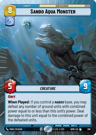 Sando Aqua Monster (Hyperspace) |  (366)  [Homeworlds]