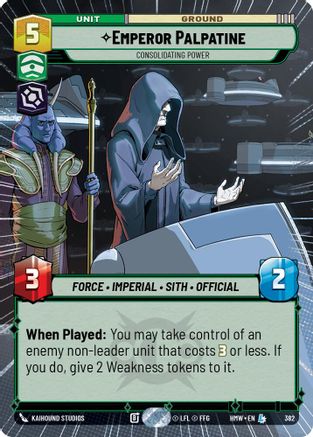 Emperor Palpatine - Consolidating Power (Hyperspace) |  (382)  [Homeworlds]