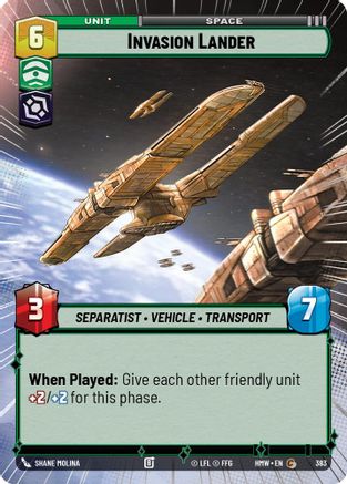 Invasion Lander (Hyperspace) |  (383)  [Homeworlds]