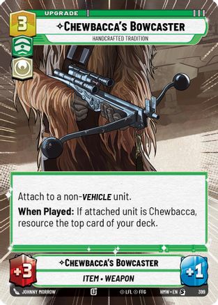 Chewbacca's Bowcaster - Handcrafted Tradition (Hyperspace) |  (399)  [Homeworlds]