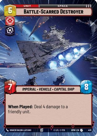 Battle-Scarred Destroyer (Hyperspace) |  (430)  [Homeworlds]