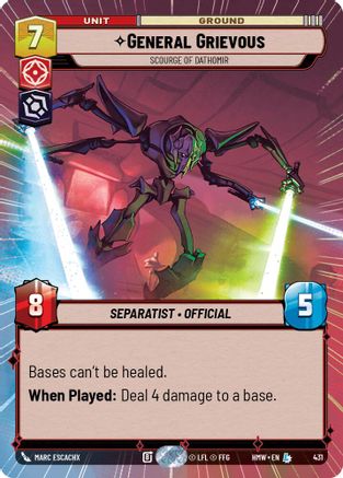 General Grievous - Scourge of Dathomir (Hyperspace) |  (431)  [Homeworlds]