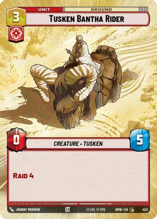 Tusken Bantha Rider (Hyperspace) |  (453)  [Homeworlds]