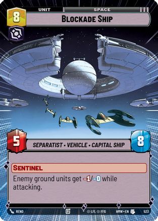 Blockade Ship (Hyperspace) |  (523)  [Homeworlds]