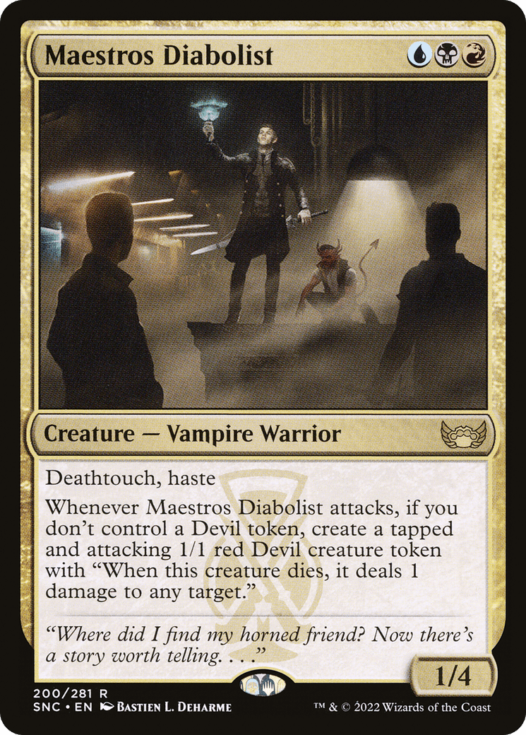 Maestros Diabolist [Streets of New Capenna] Foil