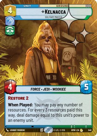 Kelnacca - Solitary Master (Hyperspace Foil) | Foil (546)  [Homeworlds]