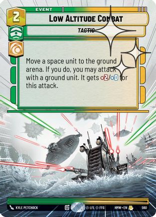 Low Altitude Combat (Hyperspace Foil) | Foil (560)  [Homeworlds]