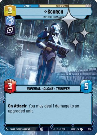 Scorch - Imperial Commando (Hyperspace Foil) | Foil (574)  [Homeworlds]