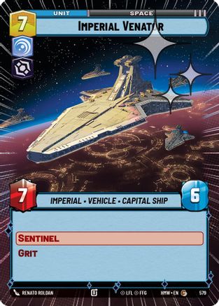 Imperial Venator (Hyperspace Foil) | Foil (579)  [Homeworlds]