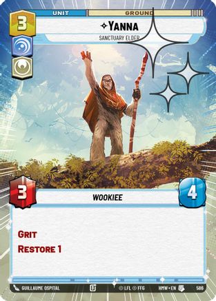 Yanna - Sanctuary Elder (Hyperspace Foil) | Foil (586)  [Homeworlds]