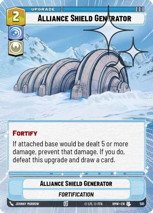 Alliance Shield Generator (Hyperspace Foil) | Foil (591)  [Homeworlds]
