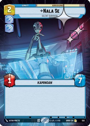 Nala Se - Silent Survivor (Hyperspace Foil) | Foil (592)  [Homeworlds]