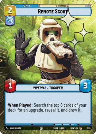 Remote Scout (Hyperspace Foil) | Foil (595)  [Homeworlds]