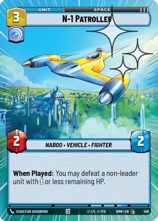 N-1 Patroller (Hyperspace Foil) | Foil (596)  [Homeworlds]