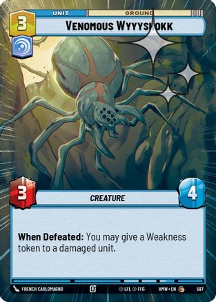 Venomous Wyyyshokk (Hyperspace Foil) | Foil (597)  [Homeworlds]