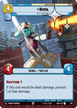 Numa - Still Fighting (Hyperspace Foil) | Foil (598)  [Homeworlds]