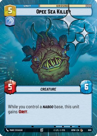 Opee Sea Killer (Hyperspace Foil) | Foil (600)  [Homeworlds]