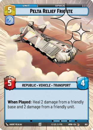 Pelta Relief Frigate (Hyperspace Foil) | Foil (601)  [Homeworlds]