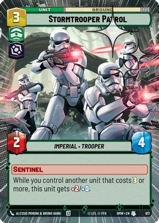 Stormtrooper Patrol (Hyperspace Foil) | Foil (617)  [Homeworlds]