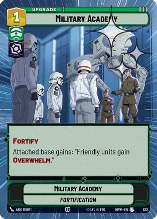 Military Academy (Hyperspace Foil) | Foil (622)  [Homeworlds]