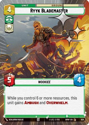 Ryyk Blademaster (Hyperspace Foil) | Foil (628)  [Homeworlds]