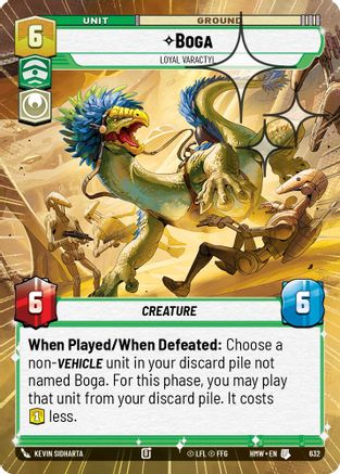 Boga - Loyal Varactyl (Hyperspace Foil) | Foil (632)  [Homeworlds]
