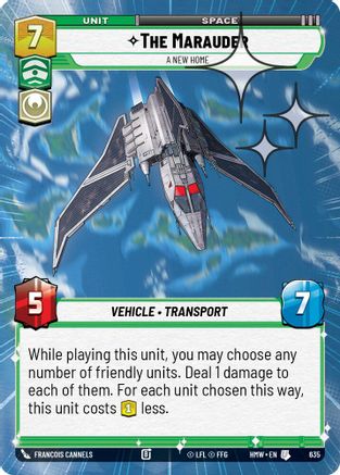 The Marauder - A New Home (Hyperspace Foil) | Foil (635)  [Homeworlds]