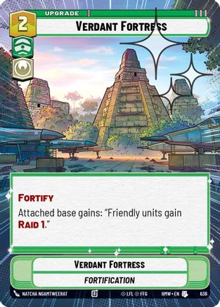 Verdant Fortress (Hyperspace Foil) | Foil (636)  [Homeworlds]