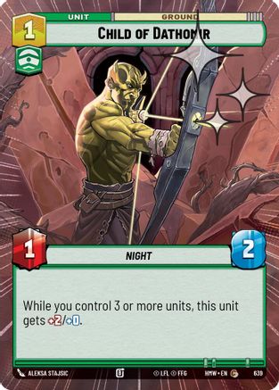Child of Dathomir (Hyperspace Foil) | Foil (639)  [Homeworlds]