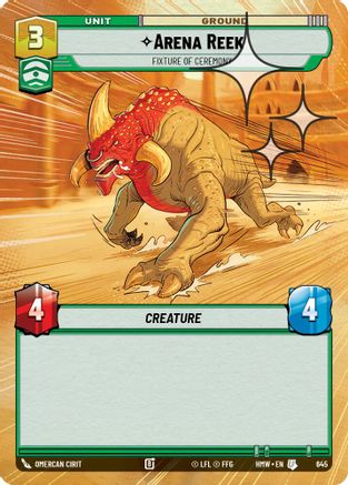 Arena Reek - Fixture of Ceremony (Hyperspace Foil) | Foil (645)  [Homeworlds]