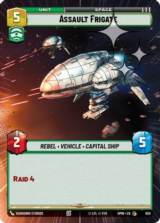 Assault Frigate (Hyperspace Foil) | Foil (650)  [Homeworlds]
