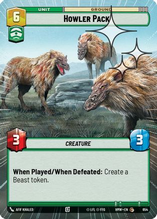 Howler Pack (Hyperspace Foil) | Foil (654)  [Homeworlds]
