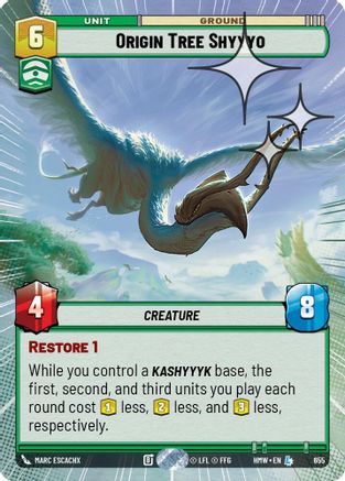 Origin Tree Shyyyo (Hyperspace Foil) | Foil (655)  [Homeworlds]