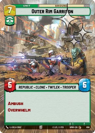 Outer Rim Garrison (Hyperspace Foil) | Foil (656)  [Homeworlds]