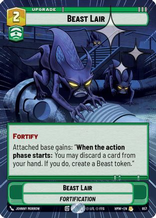 Beast Lair (Hyperspace Foil) | Foil (657)  [Homeworlds]