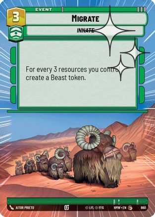 Migrate (Hyperspace Foil) | Foil (660)  [Homeworlds]