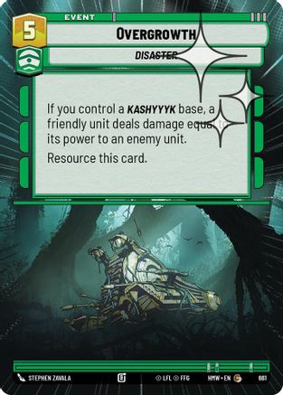 Overgrowth (Hyperspace Foil) | Foil (661)  [Homeworlds]