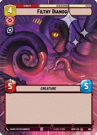 Filthy Dianoga (Hyperspace Foil) | Foil (665)  [Homeworlds]