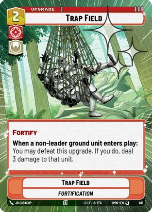 Trap Field (Hyperspace Foil) | Foil (681)  [Homeworlds]