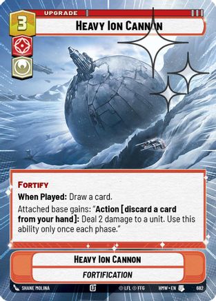 Heavy Ion Cannon (Hyperspace Foil) | Foil (682)  [Homeworlds]