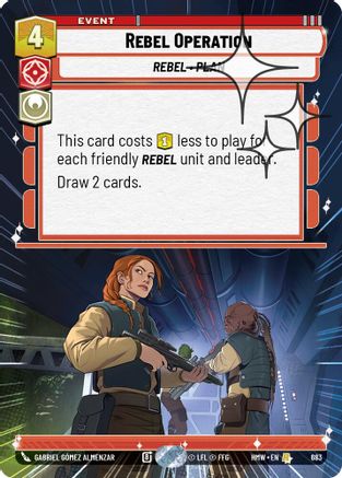 Rebel Operation (Hyperspace Foil) | Foil (683)  [Homeworlds]