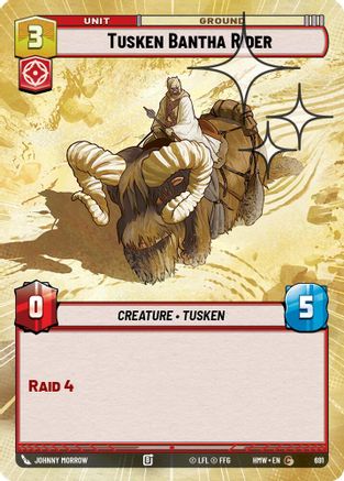 Tusken Bantha Rider (Hyperspace Foil) | Foil (691)  [Homeworlds]