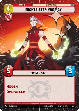 Nightsister Prodigy (Hyperspace Foil) | Foil (693)  [Homeworlds]